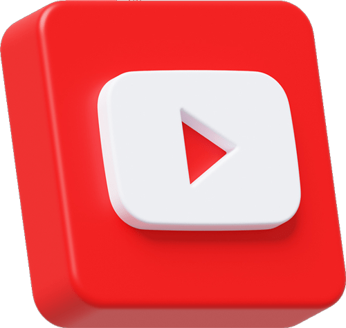 YouTube social media icon